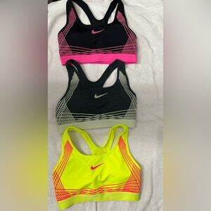 Small NIKE sports bras. NWOT.